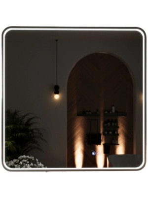 Зеркало Benetto Ellisse 80x80 серебристый