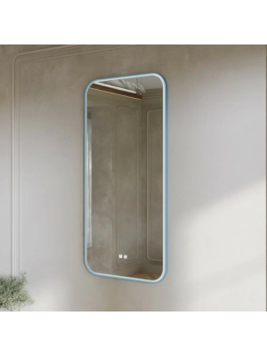 Зеркало Benetto Flex 63x130.5 голубой