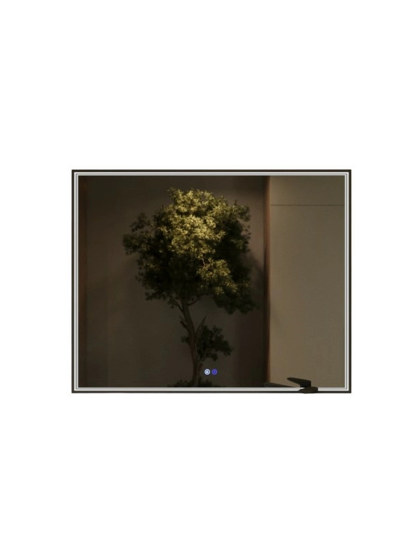 Зеркало Benetto Fresco 100x80 черный