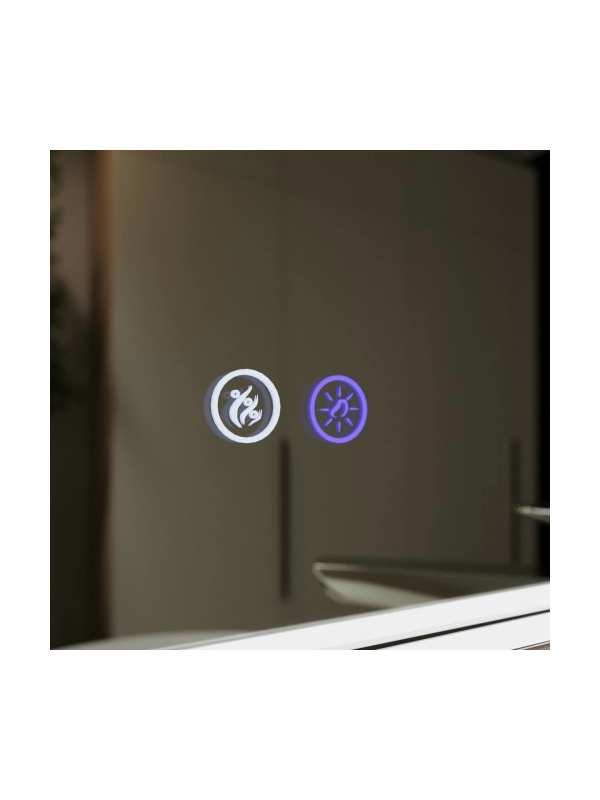 Зеркало Benetto Fresco 120x80 серебристый сенсорное управление