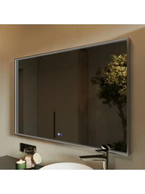 Зеркало Benetto Fresco 120x80 серебристый под углом