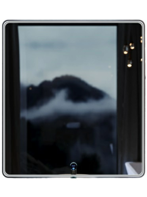 Зеркало Benetto Vento 80x90 серебристый