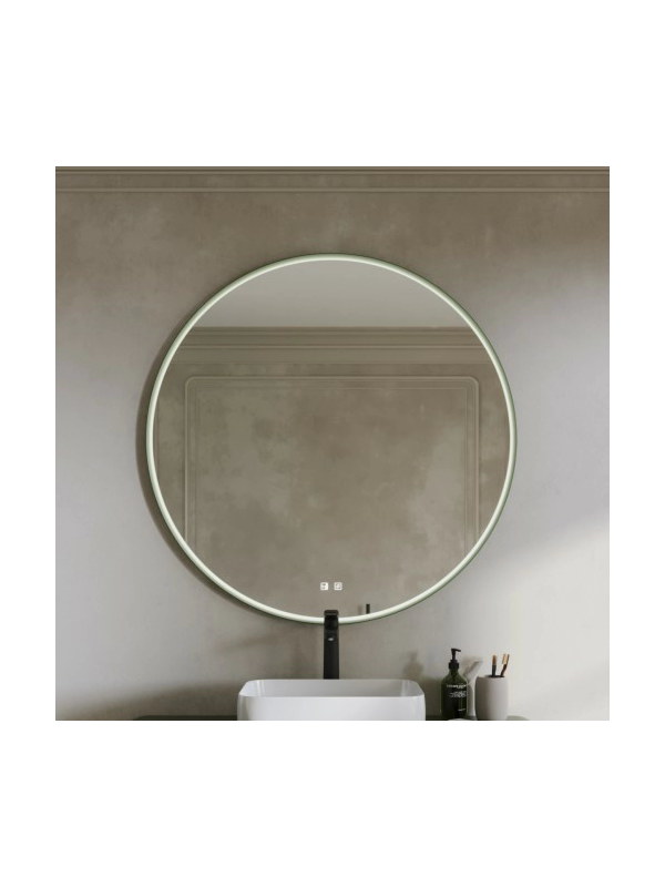 Зеркало Benetto Zenith 84x84 зеленый спереди