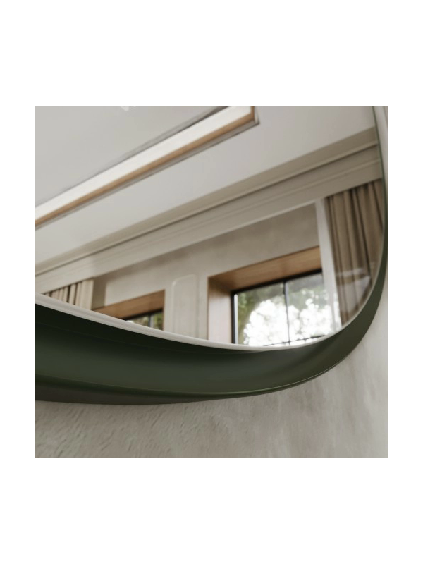 Зеркало Benetto Zenith 84x84 зеленый вблизи
