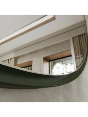 Зеркало Benetto Zenith 94x94 зеленый вблизи