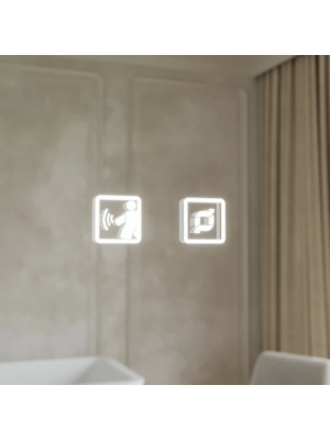 Зеркало Benetto Zenith 94x94 зеленый вблизи (1)