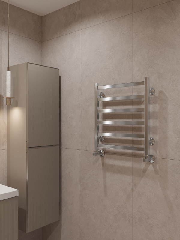 Полотенцесушитель Terminus Ното П6 500х600 НП (1/2") в интерьере