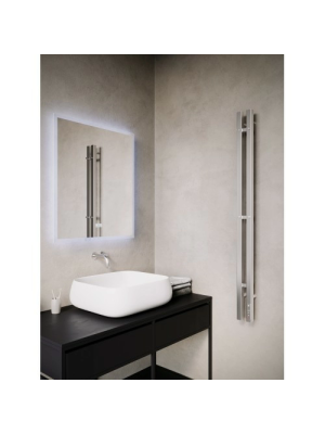 Полотенцесушитель Terminus Стойка электро Duo профиль1200 в интерьере