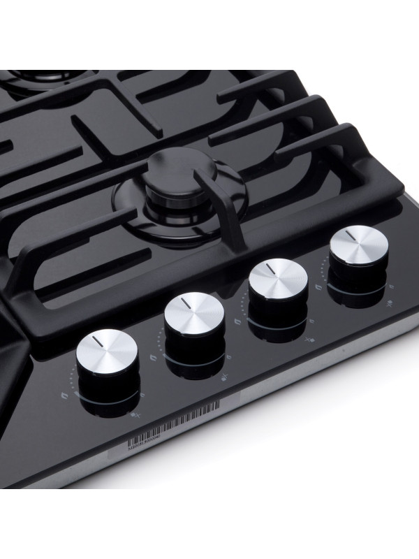 Газовая варочная панель Konigin Blaze 604 BKGW вблизи