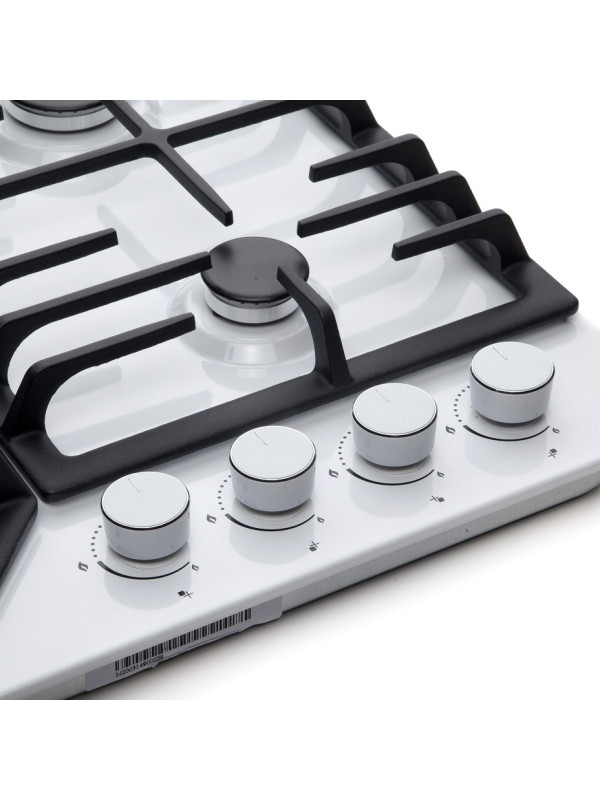 Газовая варочная панель Konigin Blaze 604 WHW вблизи