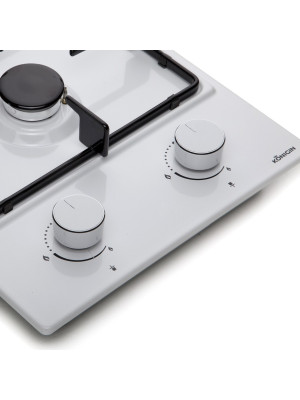 Газовая варочная панель Konigin Spark 302 WHE вблизи