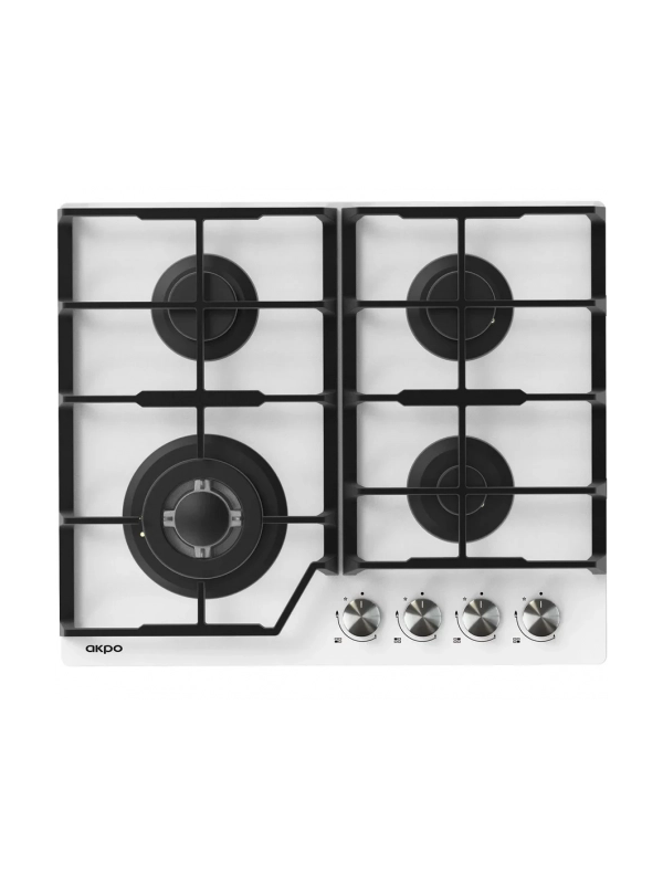 Газовая варочная панель Akpo PGA 604 HGC-T WH White