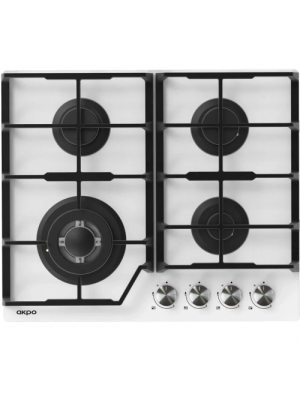 Газовая варочная панель Akpo PGA 604 HGC-T WH White