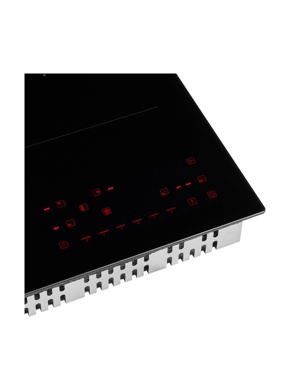 Индукционная варочная панель Akpo PIA 45 931 20FZ BL Black вблизи