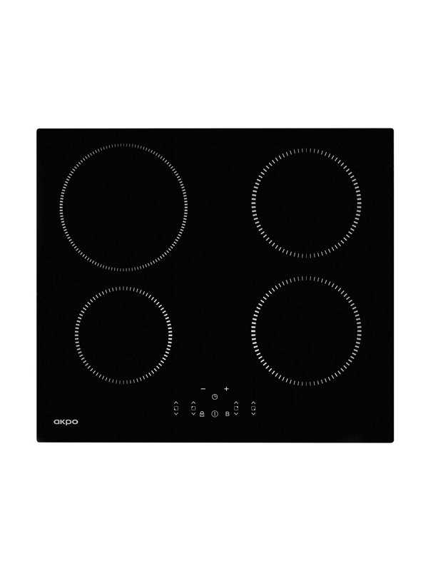 Индукционная варочная панель Akpo PIA 60 940 12CC BL Black