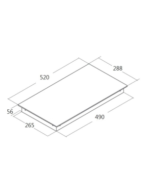 Индукционная варочная панель Akpo PIA 3092018K BL Black схема