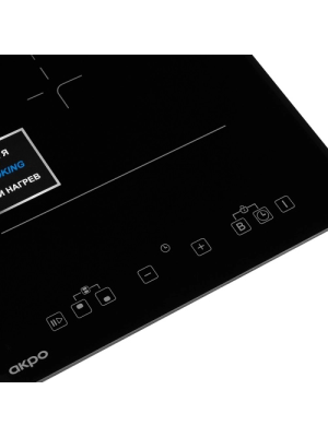 Индукционная варочная панель Akpo PIA 3092118FZ BL Black вблизи