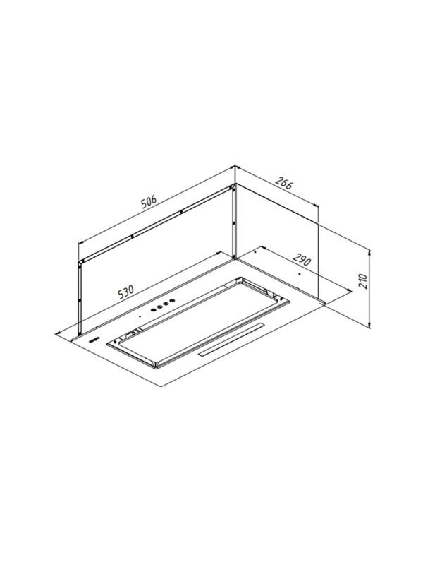 Вытяжка Akpo Falco 60 WK-11 White схема