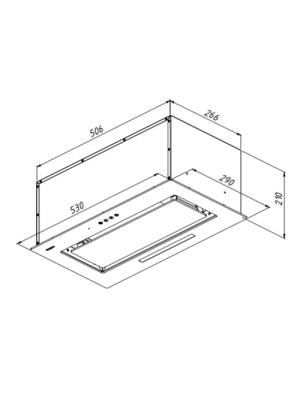 Вытяжка Akpo Falco 60 WK-11 Black схема