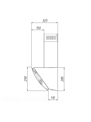 Вытяжка Akpo Clarus 60 WK-4 White схема (