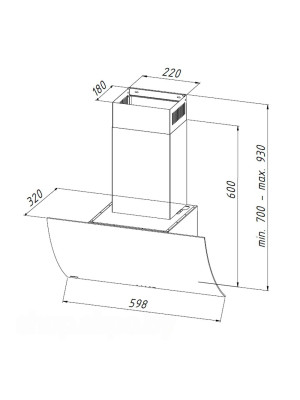 Вытяжка Akpo Clarus 60 WK-4 White схема
