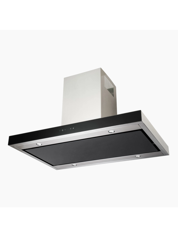 Вытяжка Akpo Isla Feniks Glass 90 WK-9 Black/Inox сбоку