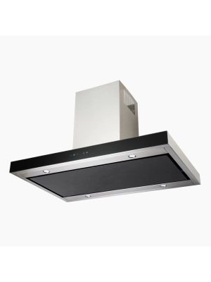 Вытяжка Akpo Isla Feniks Glass 90 WK-9 Black/Inox сбоку