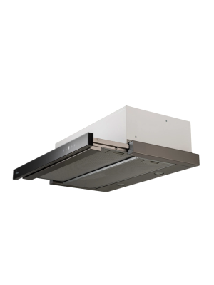 Вытяжка Akpo Light Touch Glass Twin 60 WK-7 Black/Inox сбоку