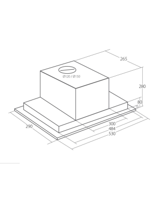 Вытяжка Akpo Neva II 60 WK-10 Black схе