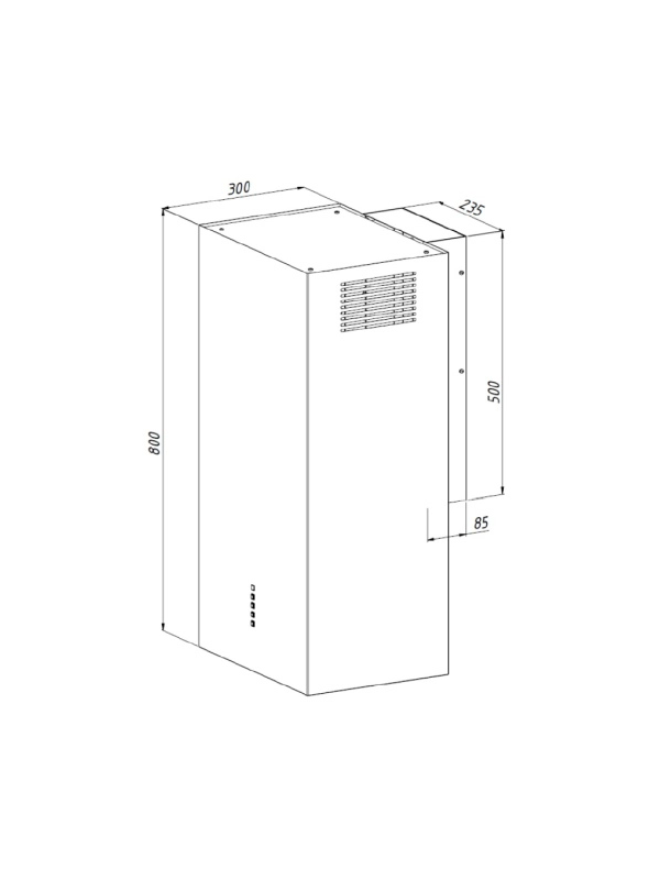 Вытяжка Akpo Terra Eco 40 WK-9 Black схема