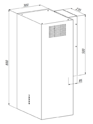 Вытяжка Akpo Terra Eco 40 WK-9 Black схема