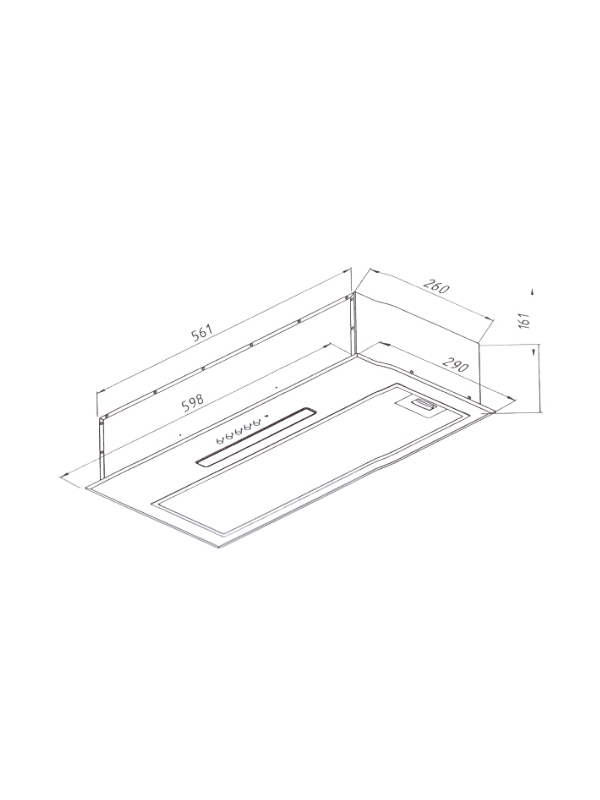 Вытяжка Akpo Vero 60 WK-7 Black схема