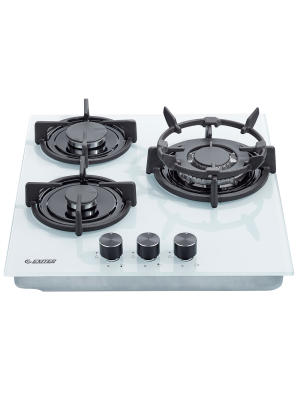 Газовая варочная панель Exiteq EXH-202 White спереди