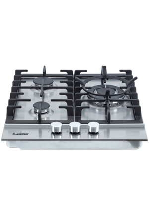 Газовая варочная панель Exiteq EXH-206 Inox спереди