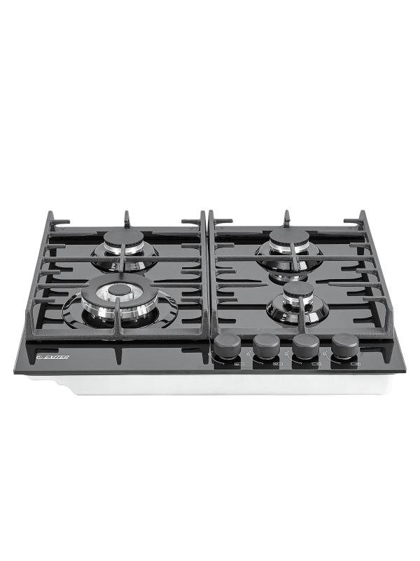 Газовая варочная панель Exiteq EXH-207 Black спереди