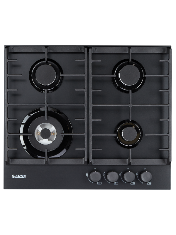 Газовая варочная панель Exiteq EXH-207 Black Matt