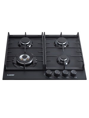 Газовая варочная панель Exiteq EXH-207 Black Matt спереди