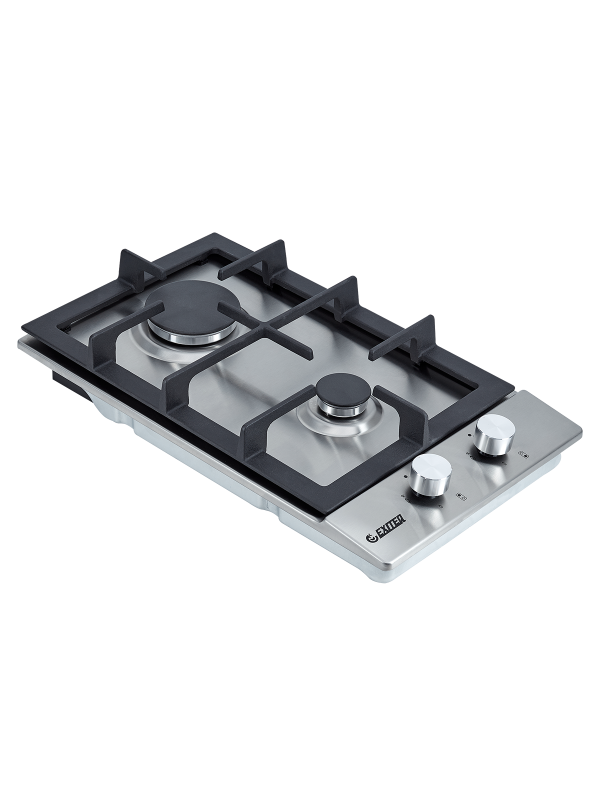 Газовая варочная панель Exiteq EXH-208 Inox сбоку