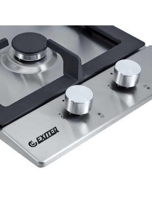 Газовая варочная панель Exiteq EXH-208 Inox вблизи