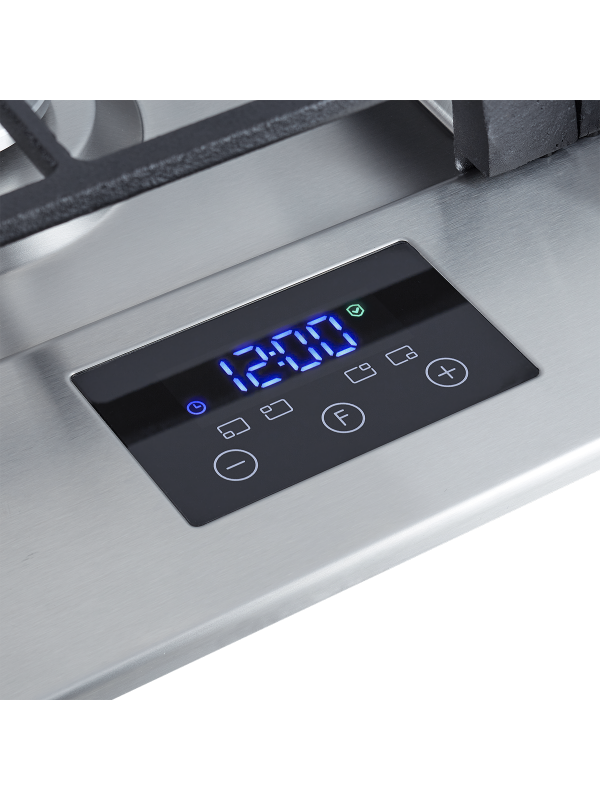 Газовая варочная панель Exiteq EXH-209 Inox дисплей