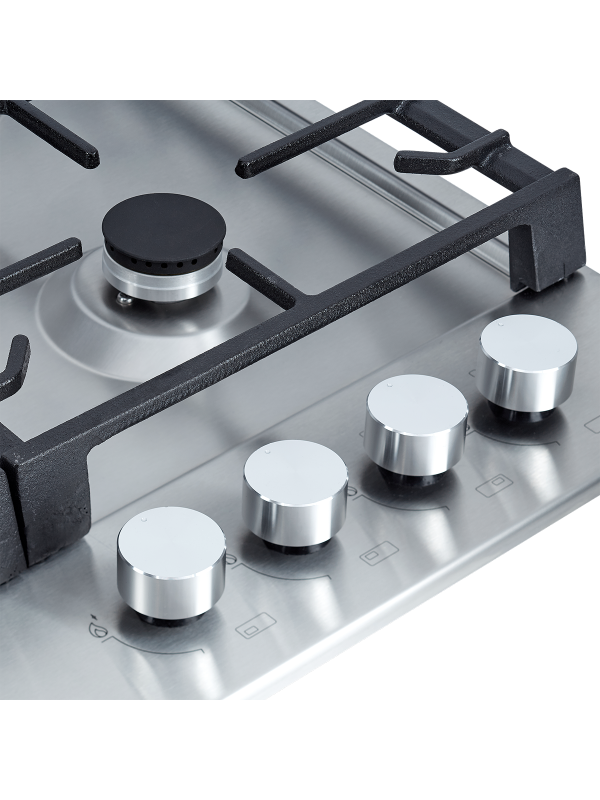 Газовая варочная панель Exiteq EXH-209 Inox вблизи