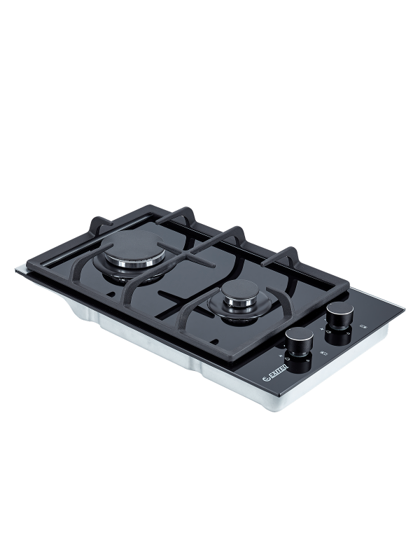 Газовая варочная панель Exiteq EXH-210 Black сбоку