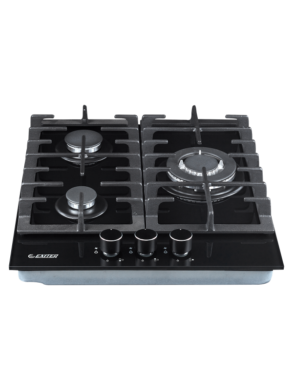 Газовая варочная панель Exiteq EXH-211 Black спереди