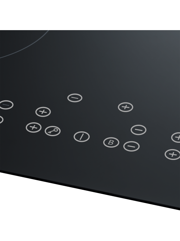 Индукционная варочная панель Exiteq EXH-501IB Black вблизи