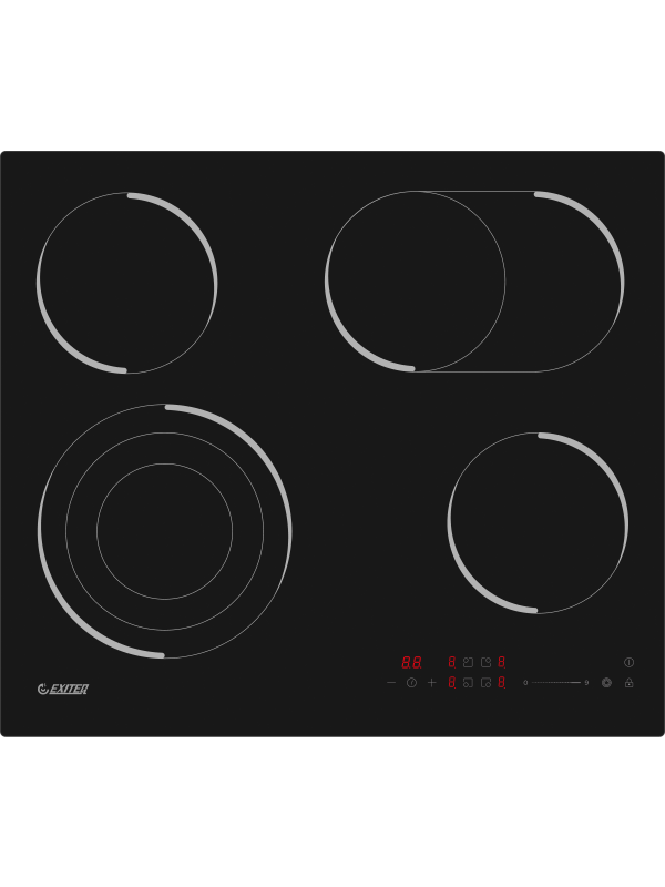 Индукционная варочная панель Exiteq EXH-511СB Black
