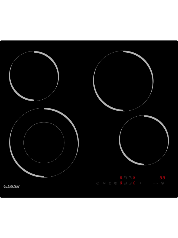 Индукционная варочная панель Exiteq EXH-512СB Black