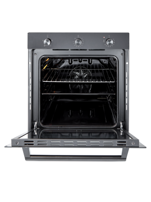 Электрический духовой шкаф Exiteq EXO-107 Black спереди