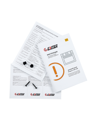 Электрический духовой шкаф Exiteq EXO-108 Black комплектация