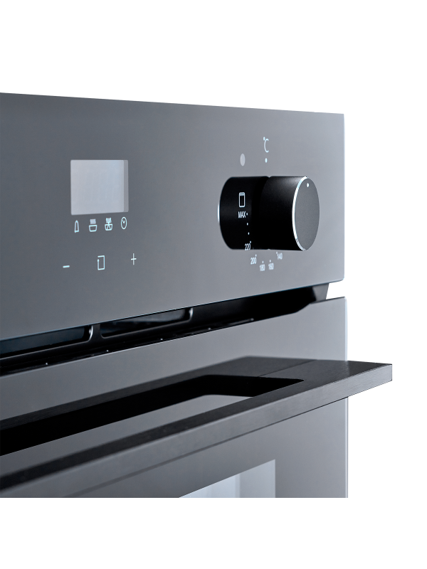 Электрический духовой шкаф Exiteq EXO-110 Black вблизи (1)