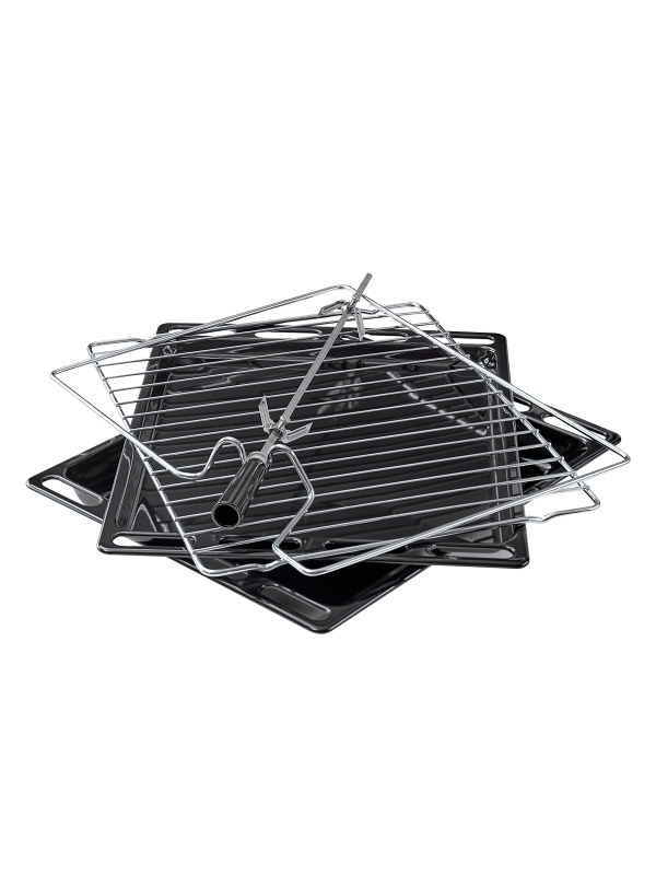 Электрический духовой шкаф Exiteq EXO-110 Black комплектация